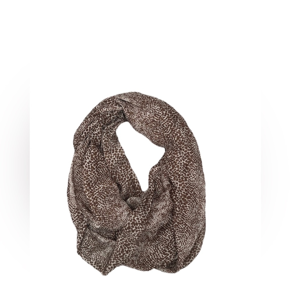 Leopard Print Circle Scarf